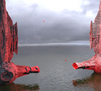 Ocean Drake interceptor Deep Drone 3D model