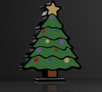 Christmas Tree Lamp 3D model