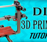 DIY Aluminium Frame 3D Printer 3D model