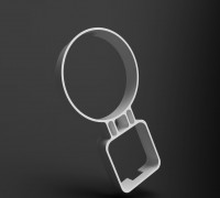 Echo Dot Charger Mount (UK) 3D model