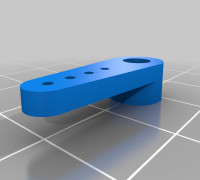 Servo lever for Multiplex 3D model