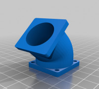 30mm 45 degree adapter 3D model
