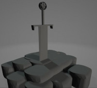 Cursed Sword 3D model