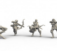 Gloomhaven Proxy - Bandit Archer 3D model