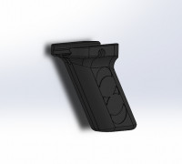 Fire transfer handle 60° 3D model