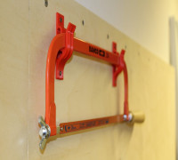iron saw wall mount 3D model