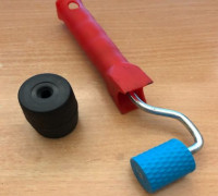Roller for noise killer mat 3D model