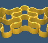 Fidget SPACE-FILLING COOKIE CUTTER 👑 3D model