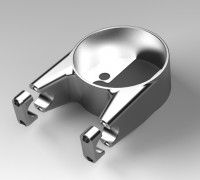 Ali motorcycle meter holder 3D model
