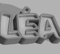 Lamp name LEA ( Léa ) 3D model