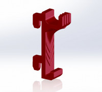 Cubicle Coat Catch 3D model