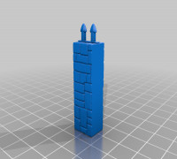 Graveyard tabletop setting 28mm 3D model