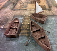 OpenForge rowboats 3D model
