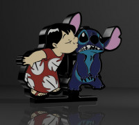 Lilo & Stitch V2 lamp 3D model