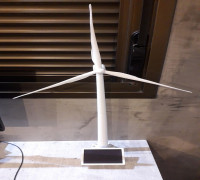 Wind Turbine Miniature 3D model