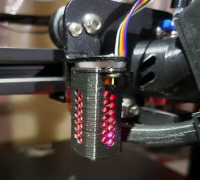 BLTouch Cover remixed for bottom screw. 3D model