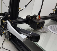 Logitech C-910 camera mount for Creality CR-10 printer 3D model