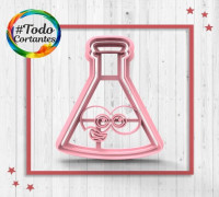 Shear erlenmeyer test tube 3D model
