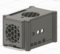 Raspberry Pi 4 Case Home PC 3D model