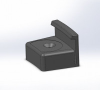 10.625" dia. bed clip 3D model
