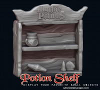 Potion Shelf - Mythic Potions 3D model