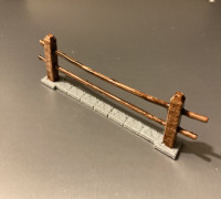 Fence (Supportless, 28mm) 3D model