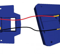 Einhell battery to Parkside machine adapter 3D model