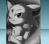 litho pokemon 3D model