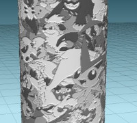 litho pokemon 3D model