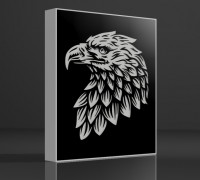 Eagle Lamp 3D model