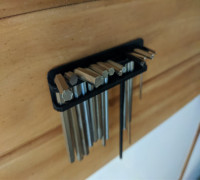 Allen key holder 3D model