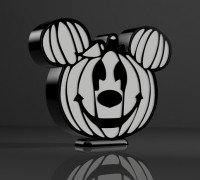 Mickey Halloween lamp 3D model