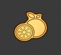 Orange Stl File 3D model
