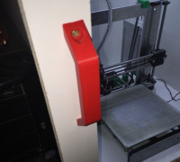 DIY printer enclosure door handle 3D model