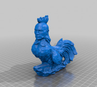 Dwayne The Rock Chicken 3D model