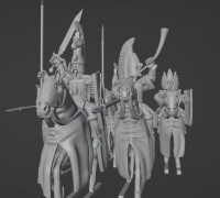 High Elf Silverhelms 3D model