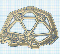Pokemon: Dottler Cookie Cutter 3D model
