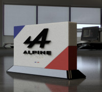 Alpine LOGO DECO 3D model