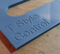 TL Style Control Cavity Router Template 3D model
