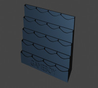 Gameboy Cartridge Display 3D model