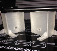 Spool holder bracket for topless Robo3D 3D model