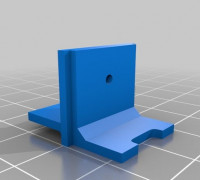 Vertical blind end stop 3D model