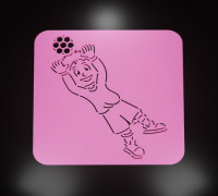 SOCCER STENCIL #4 3D model