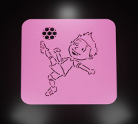 SOCCER STENCIL #3 3D model