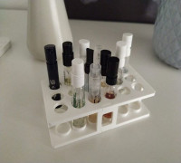 Perfume sample holder 3D model