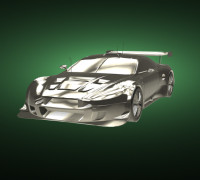 Aston Martin DBR9 3D model