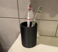 Toothbrush mug 3D model
