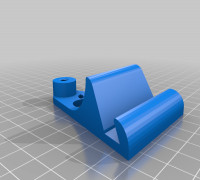 iPad Mini stand with thread 1.4 inch 3D model