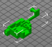 ET4 PRO Filament out sensor box 3D model