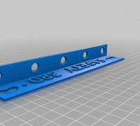 Safety Glasses Wall Mount 3D model